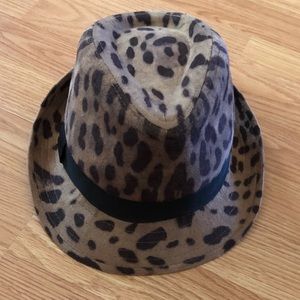 Animal Print Fedora